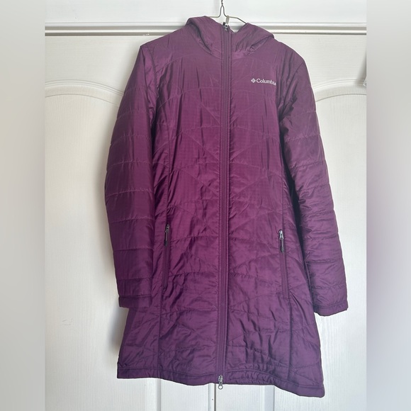 Columbia Women's Deep Purple Omni Heat Coat EUC - Picture 3 of 9